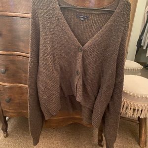 Dark green cardigan
